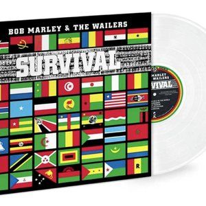 Bob Marley & The Wailers Survival LP ~ Ltd Ed 180g Clear Vinyl ~ New/Sealed!